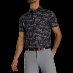 Athletic Fit Cloud Camo Lisle