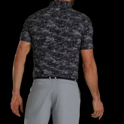 Athletic Fit Cloud Camo Lisle