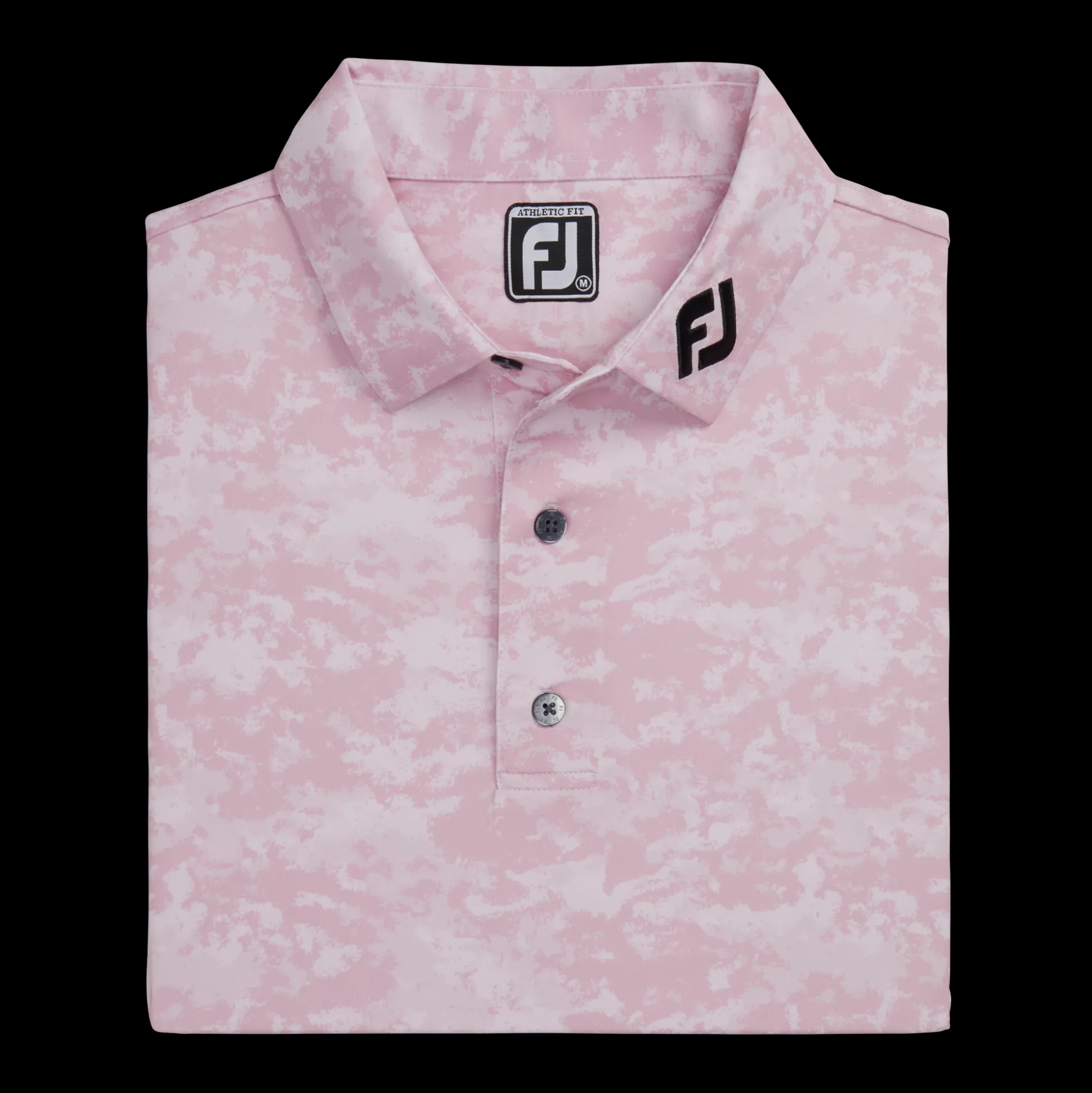 Athletic Fit Cloud Camo Lisle - FJ Tour Collar