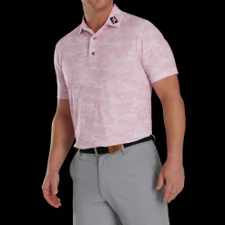 Athletic Fit Cloud Camo Lisle - FJ Tour Collar