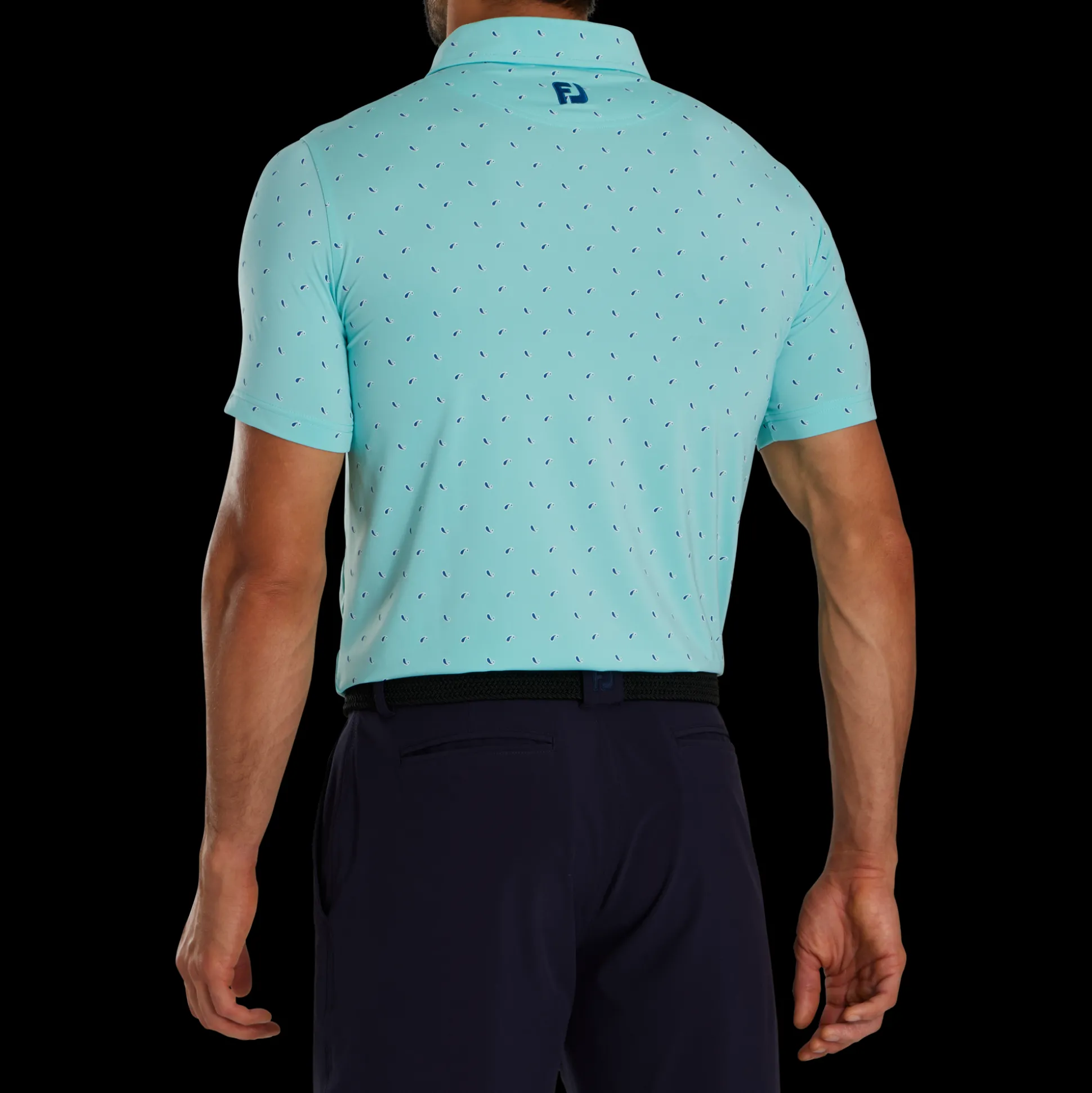 Athletic Fit Paisley Lisle