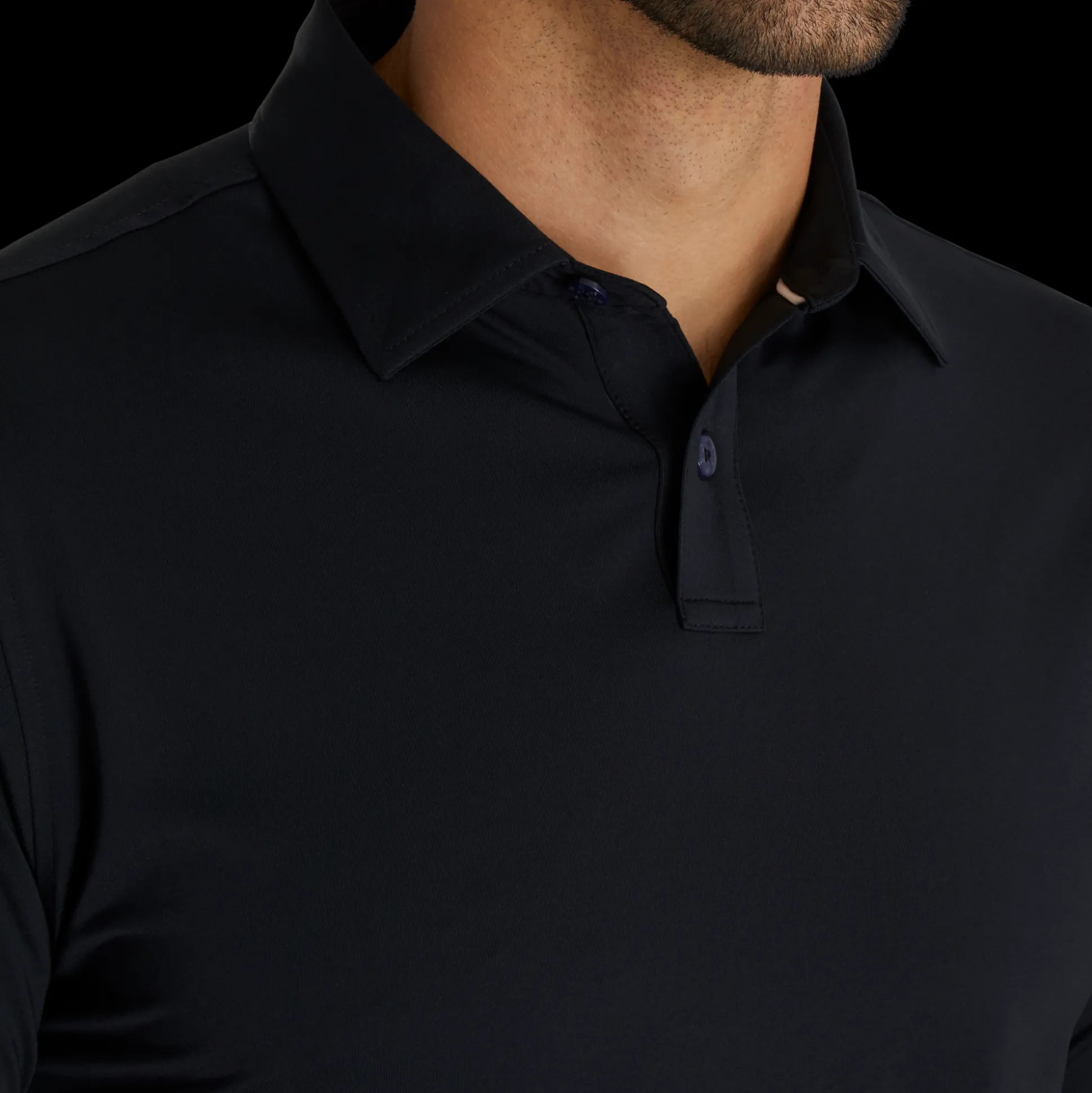 Athletic Fit Solid Lisle