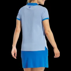 Birdseye Open Placket Short Sleeve Women