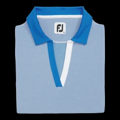 Birdseye Open Placket Short Sleeve Women