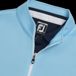 Half-Zip Contrast Stitch Mid-Layer Junior