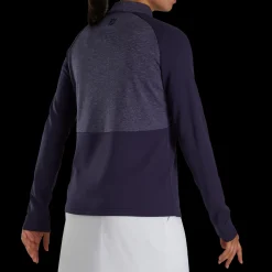Heather Block Half-Zip Mid-Layer Women