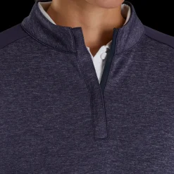 Heather Block Half-Zip Mid-Layer Women
