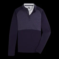Heather Block Half-Zip Mid-Layer Women