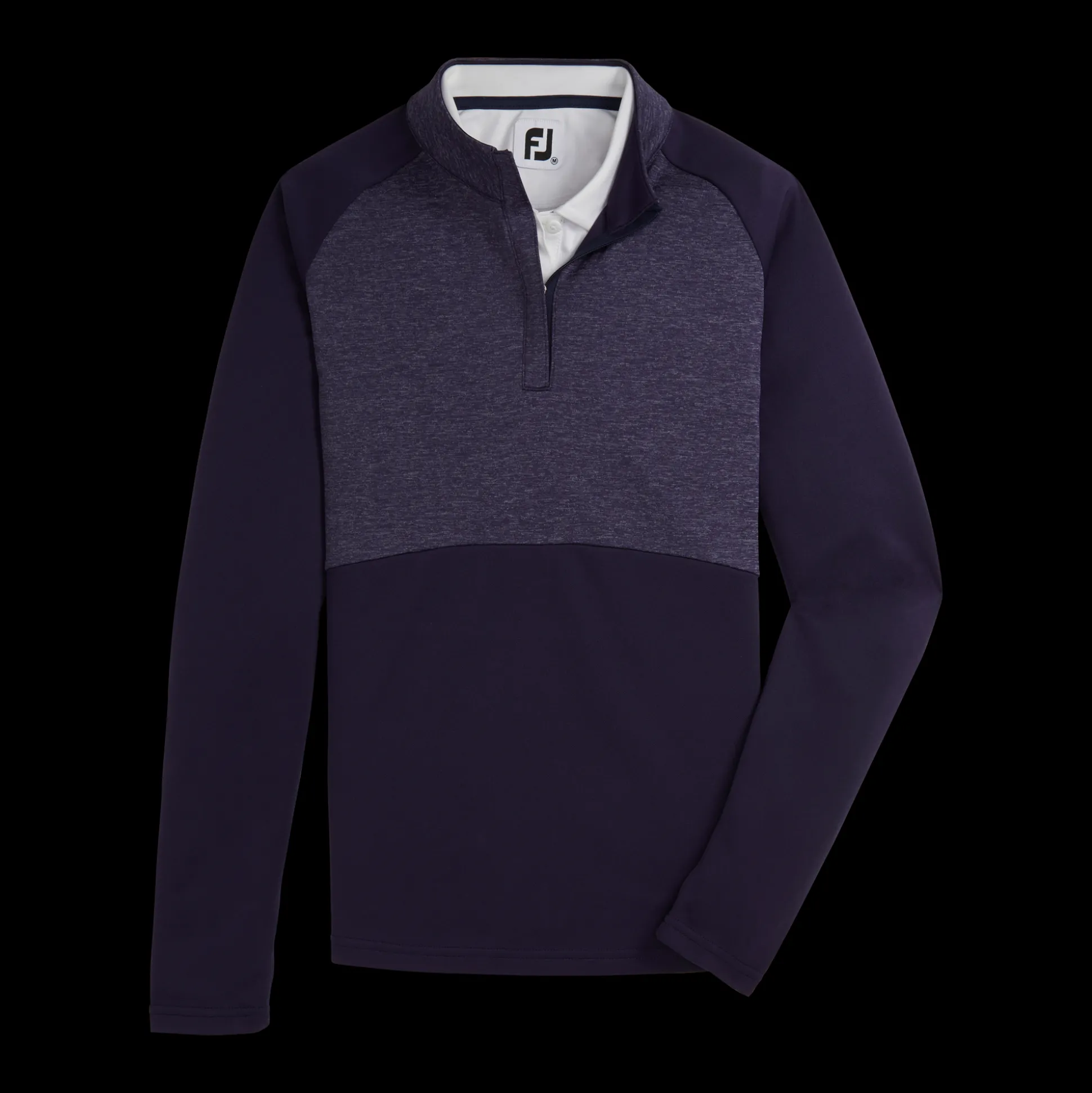 Heather Block Half-Zip Mid-Layer Women