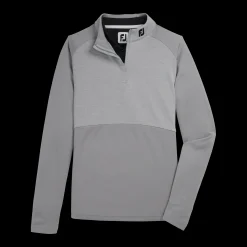Heather Block Half-Zip Mid-Layer Women - FJ Tour Collar