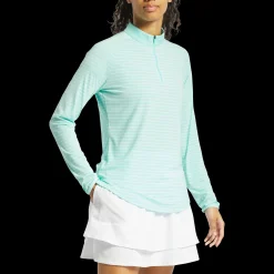 Quarter-Zip Long Sleeve Sun Protection Women