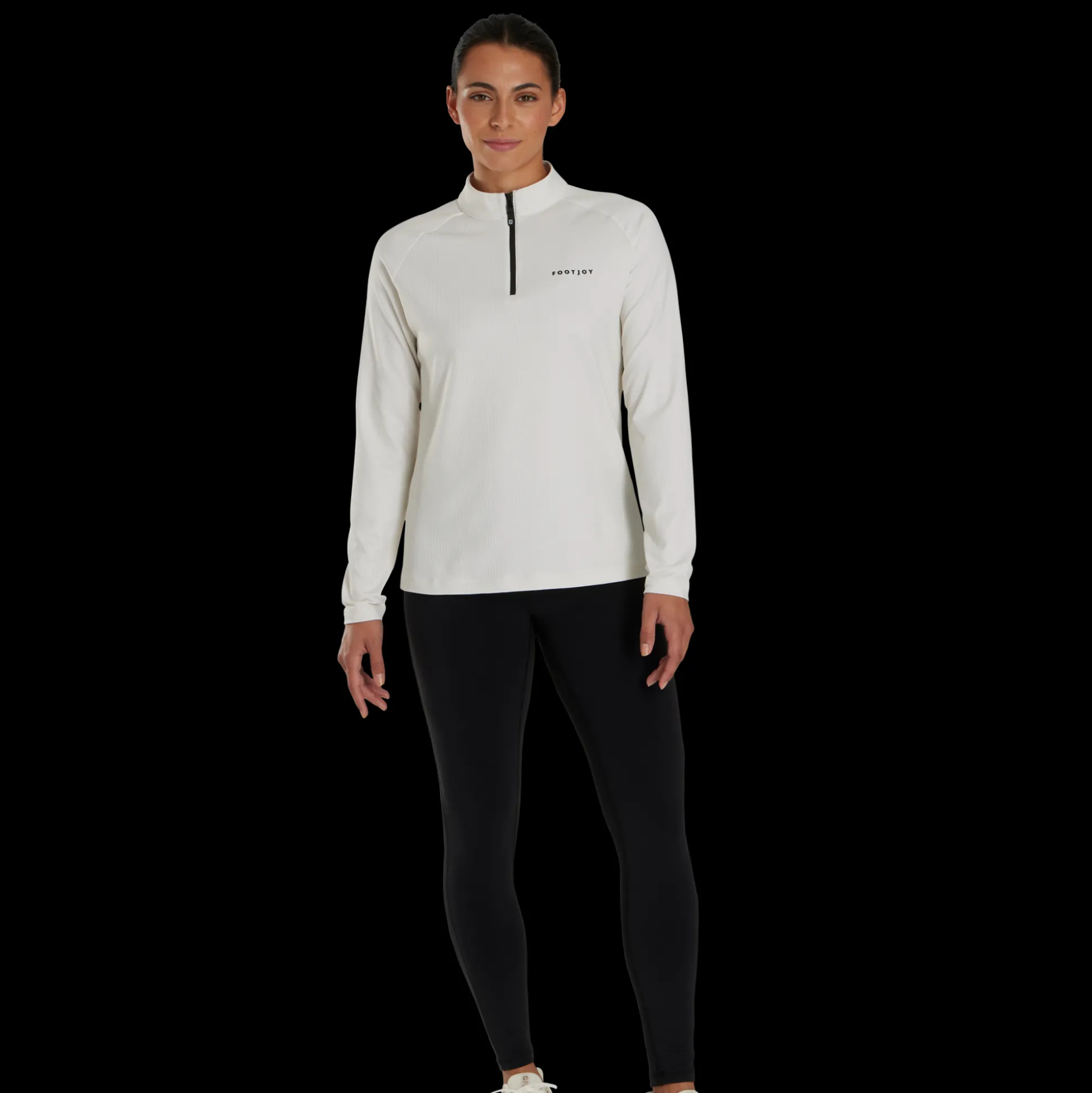 Quarter-Zip Rib Mid-Layer Women