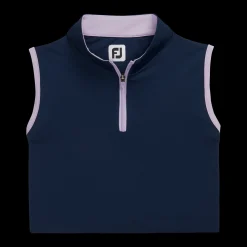 Sleeveless Quarter-Zip Junior Girl