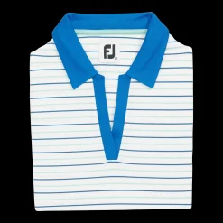 Sleeveless Stripe Open Placket Women