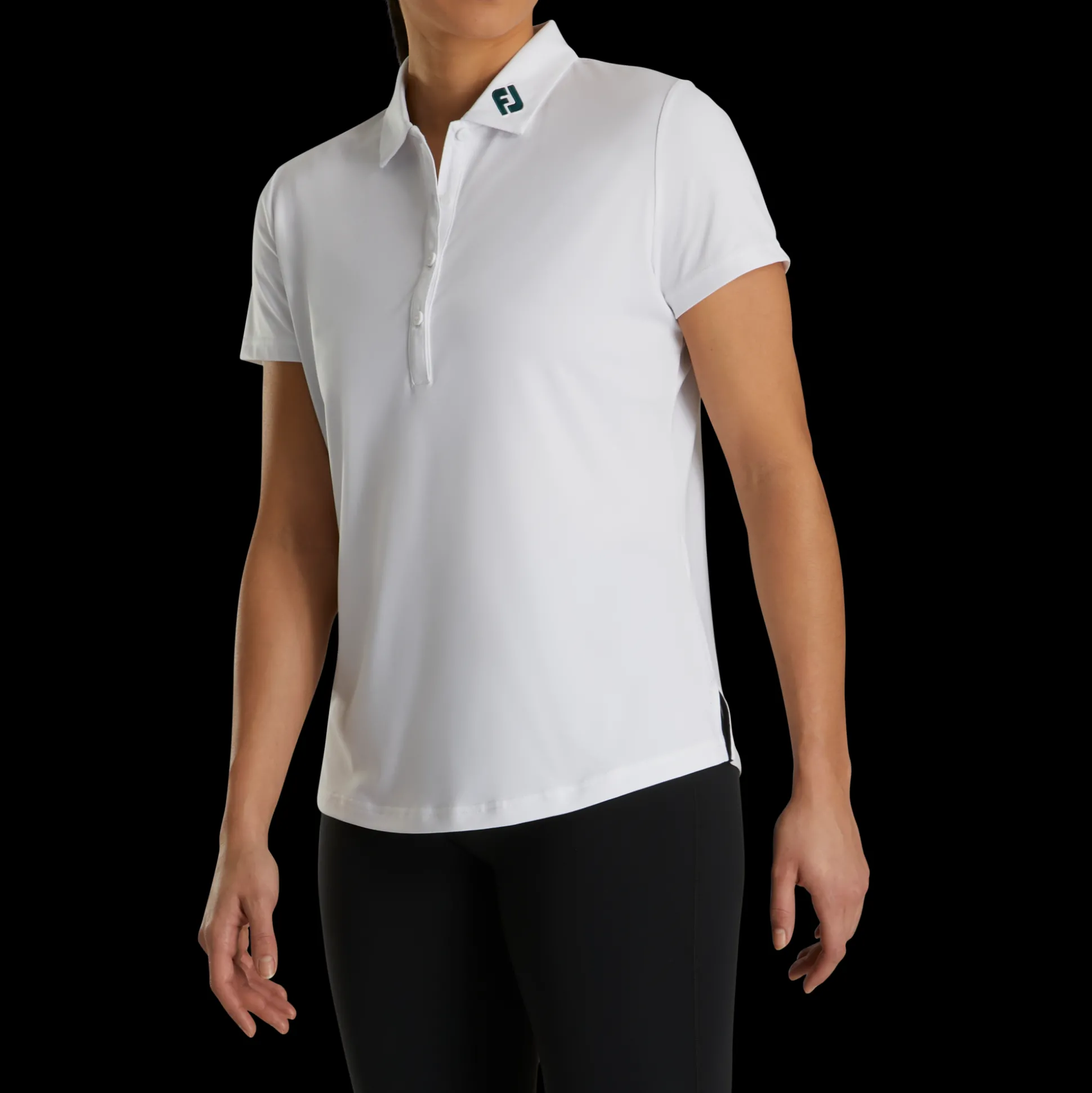 Solid Lisle Self Collar Women - FJ Tour Collar