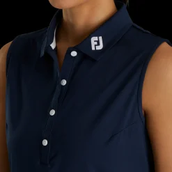 Solid Lisle Sleeveless Women - FJ Tour Collar