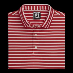 Striped Pique Self Collar Junior