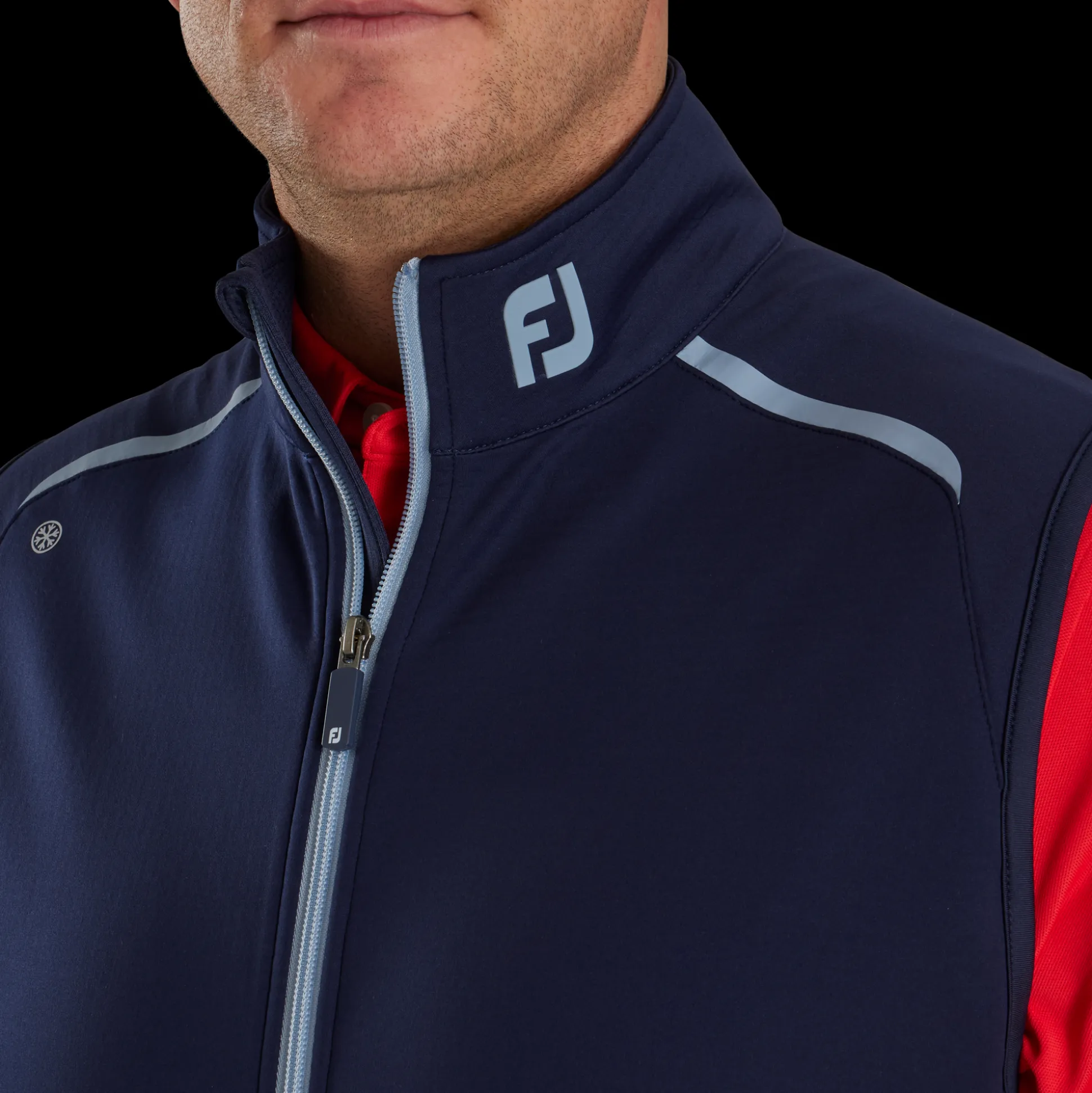 ThermoSeries Fleece Back Vest - FJ Tour Collar